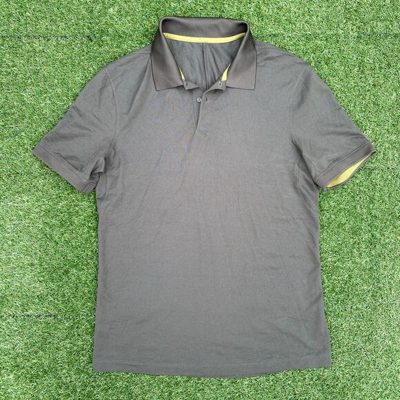 Lululemon Men's Olive Green Polo Shirt - Picture 1 of 4